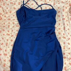 blue windsor hoco dress